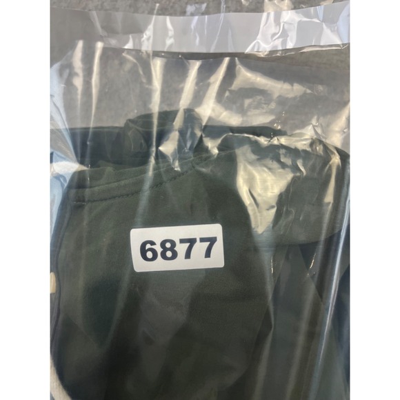 BYLT Drop Cut Lux Henley Shirt Men M Green Hooded Drawstring Stretch Performance - Picture 10 of 10